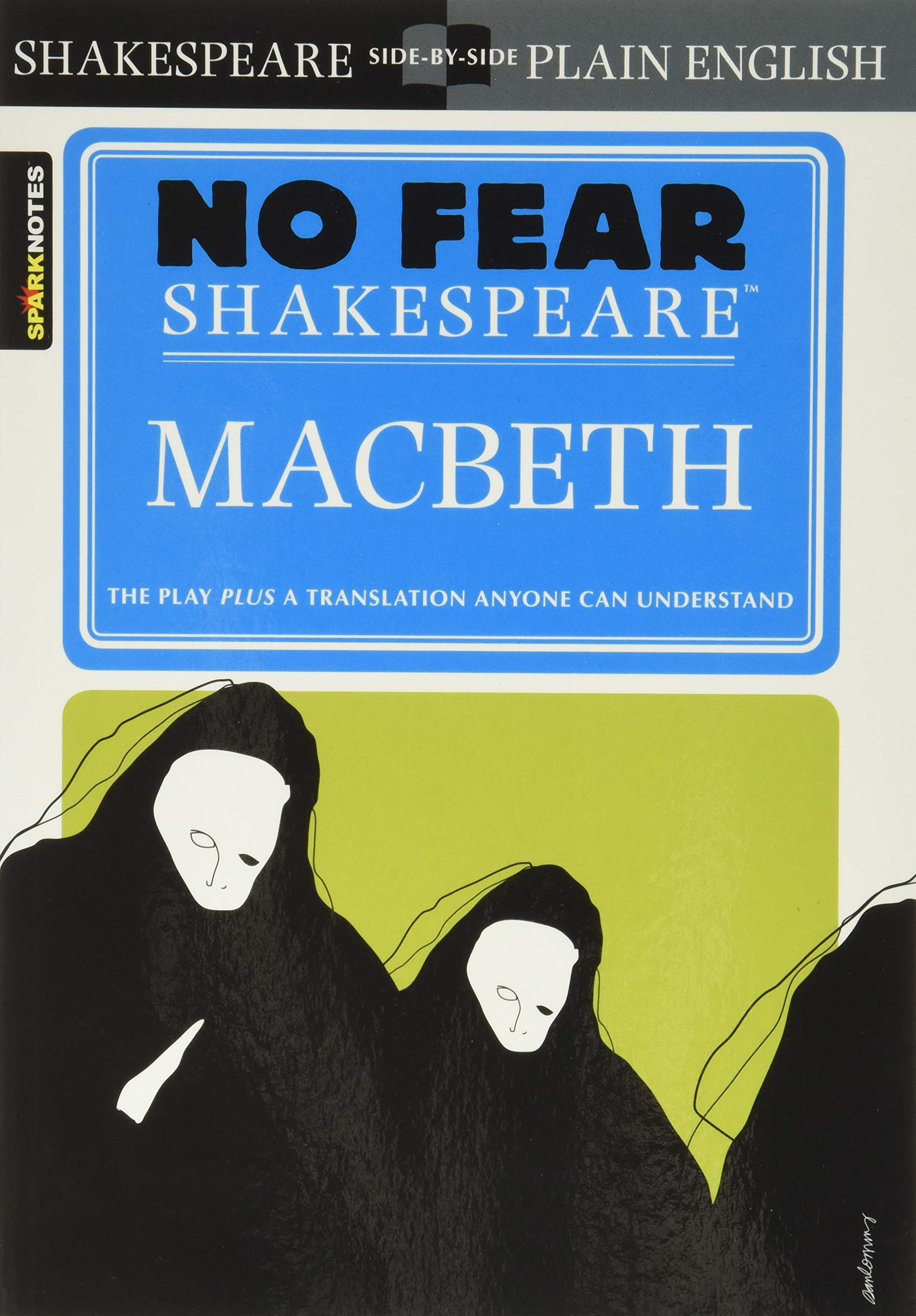 Coperta cărții "Macbeth: No Fear Shakespeare (Spark Notes): 1" de autor necunoscut