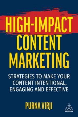 Coperta cărții "High&amp;#150;Impact Content Marketing" de autor necunoscut