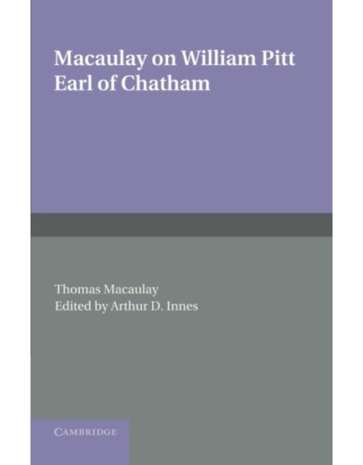 William Pitt Earl of Chatham