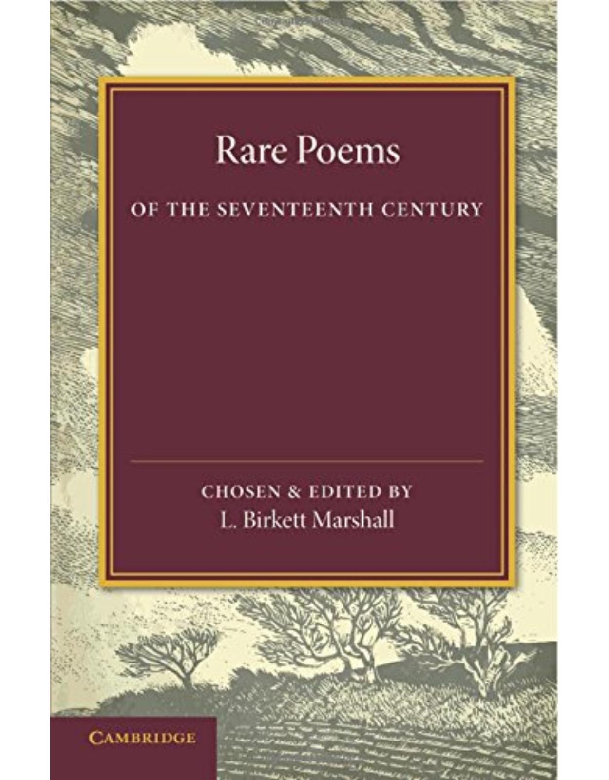 Rare Poems of the Seventeenth Century