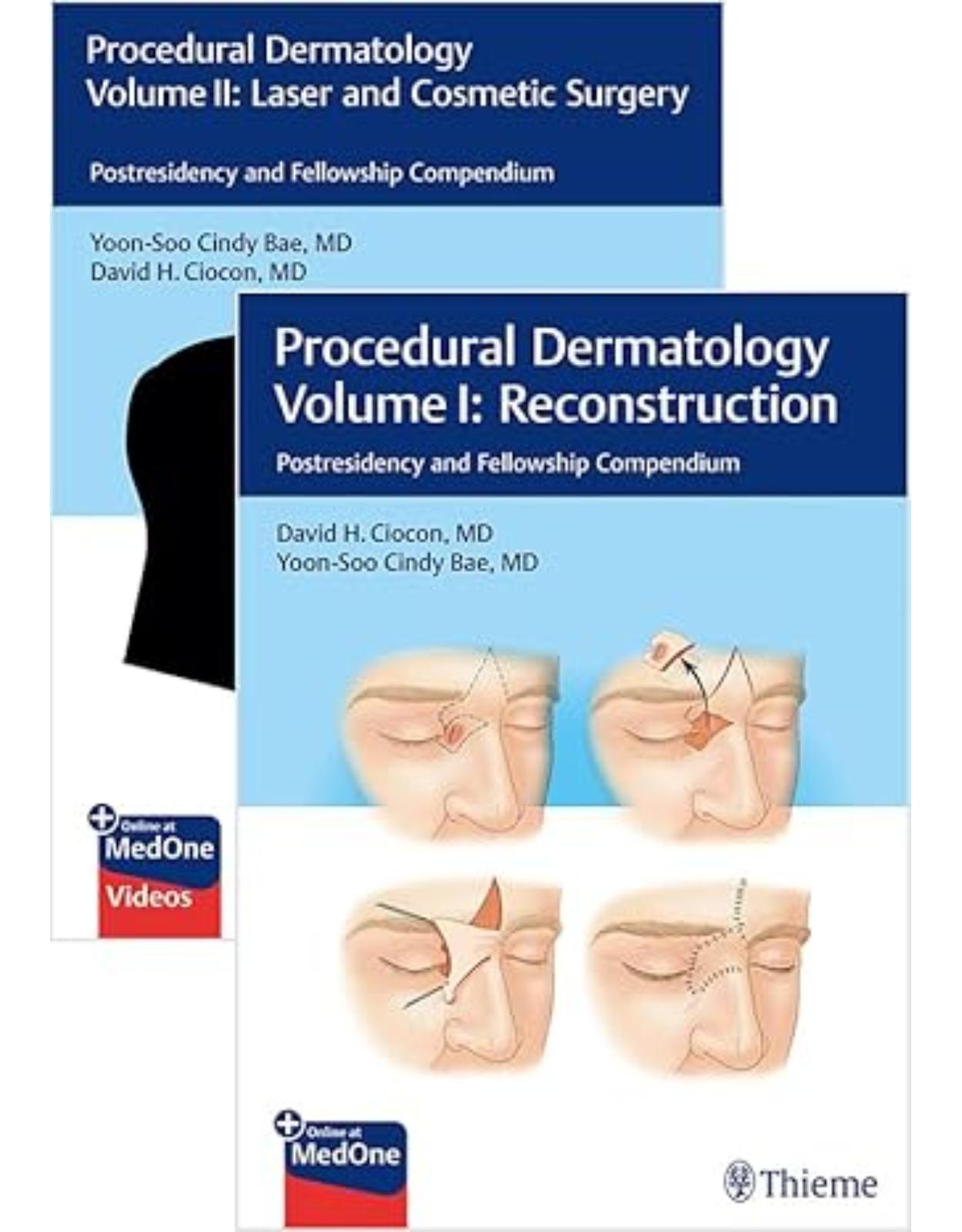 Procedural Dermatology, Set Volume 1 and Volume 2: Postresidency and Fellowship Compendium