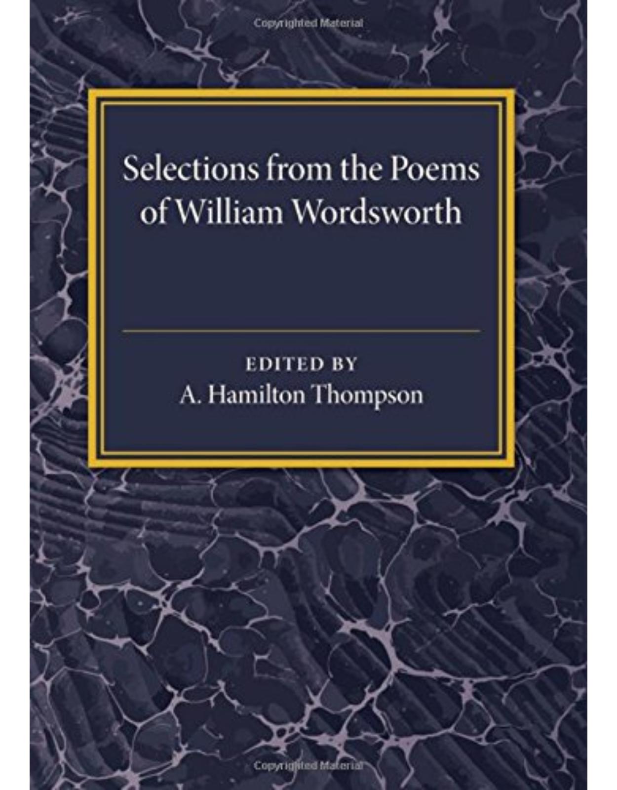 Selections from the Poems of William Wordsworth