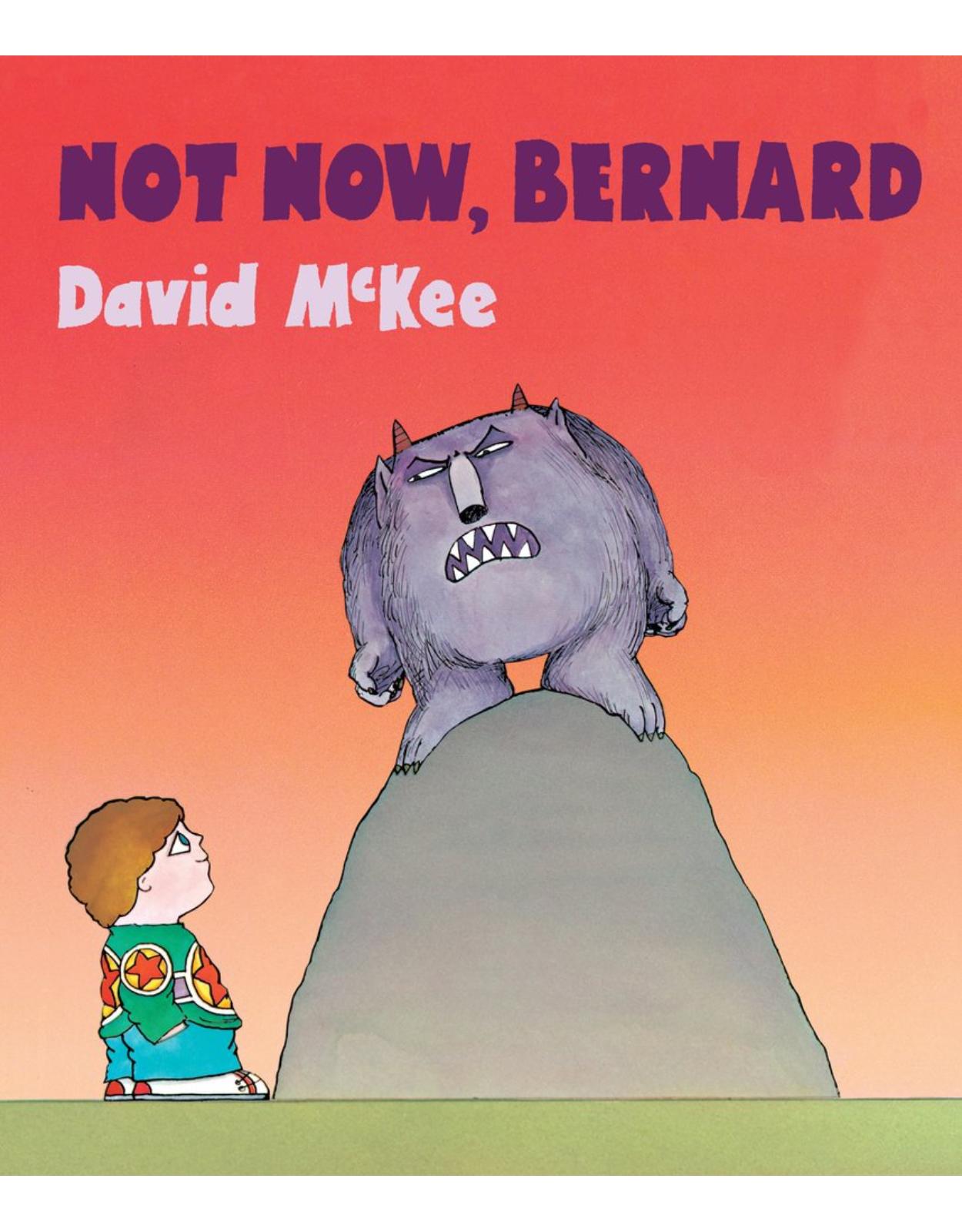 Not Now, Bernard: board book