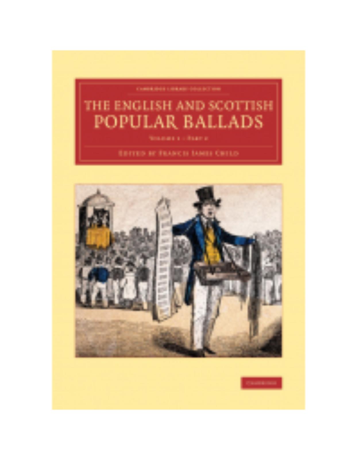 The English and Scottish Popular Ballads: Part 2 (Cambridge Library Collection - Literary Studies)