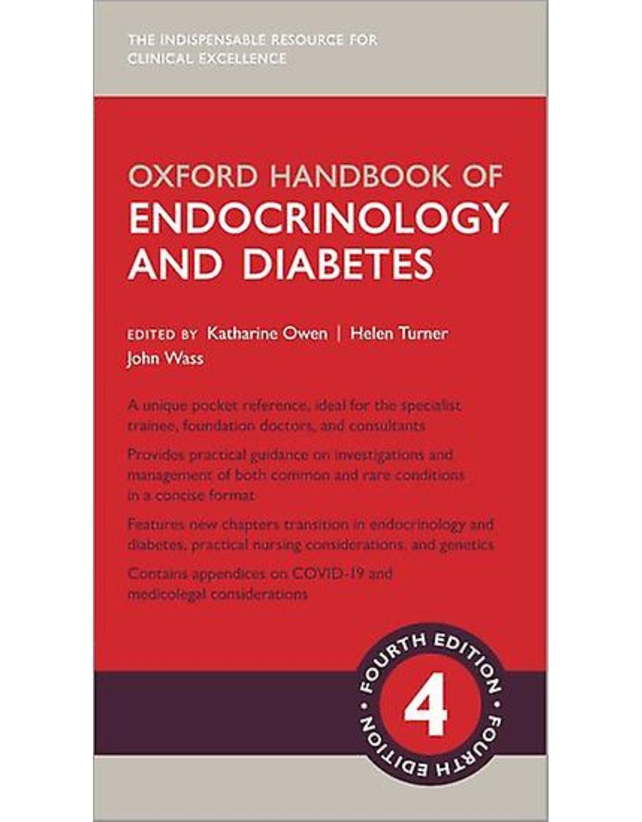 Oxford Handbook of Endocrinology and Diabetes- Fourth Edition