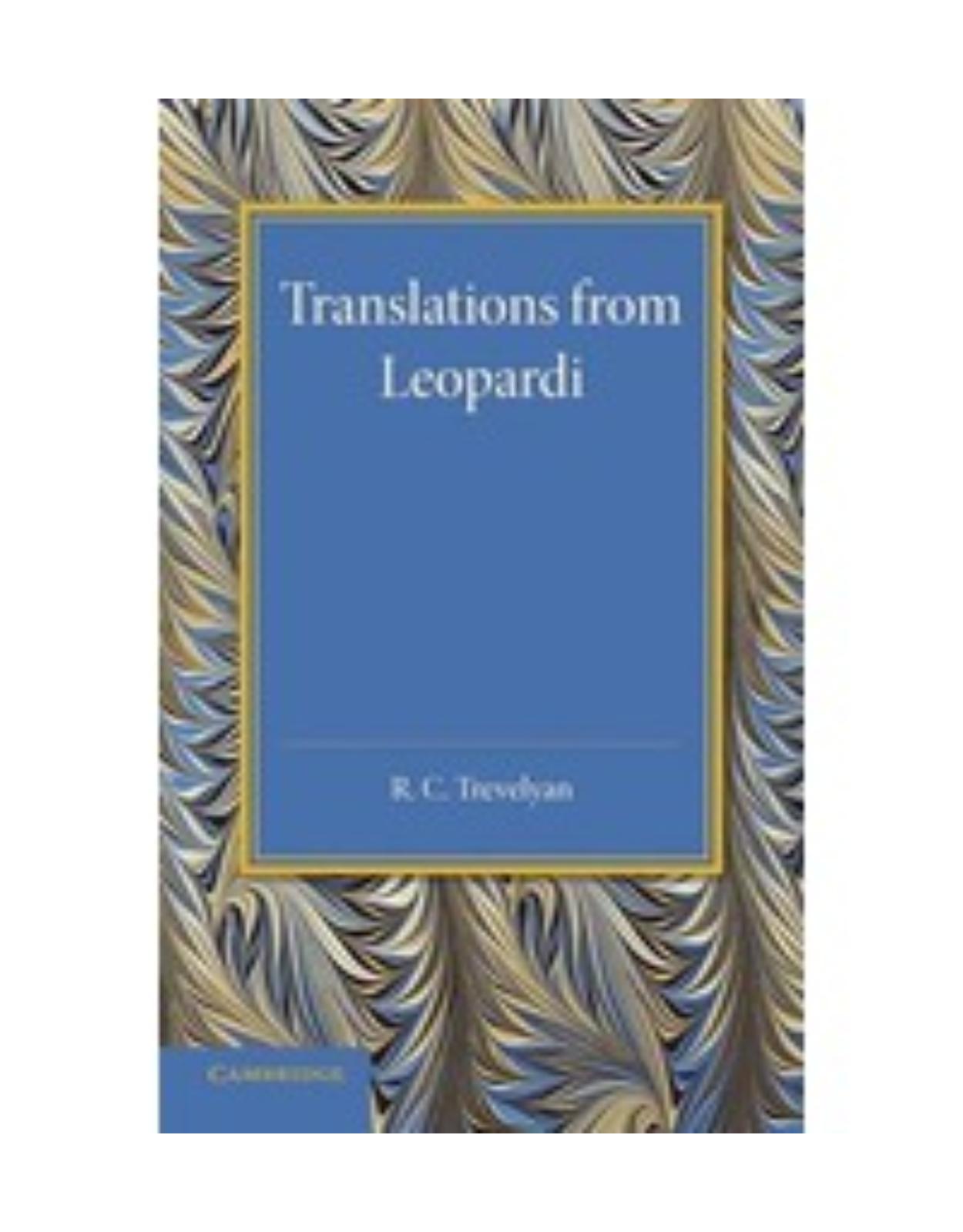 Translations from Leopardi