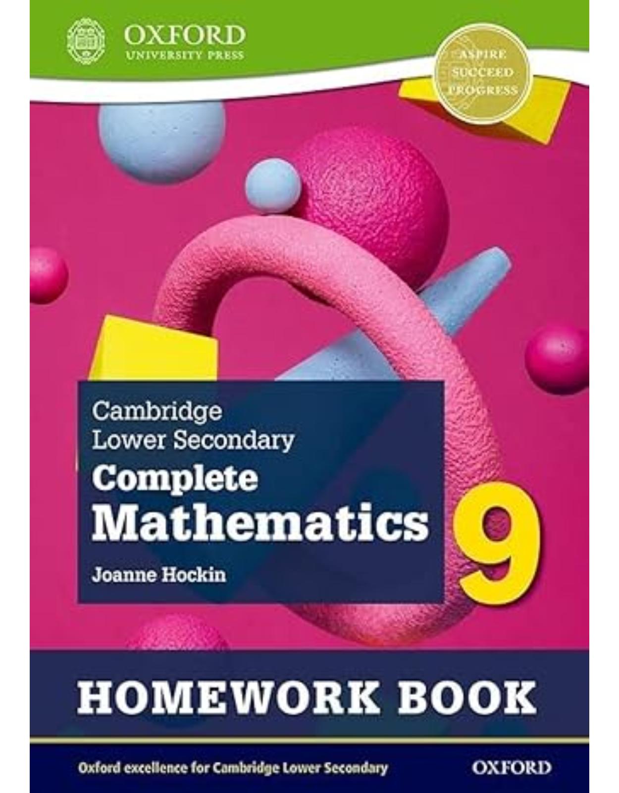 NEW Cambridge Lower Secondary Complete Mathematics 9: Homework Book - Pack of 15 (Second Edition)