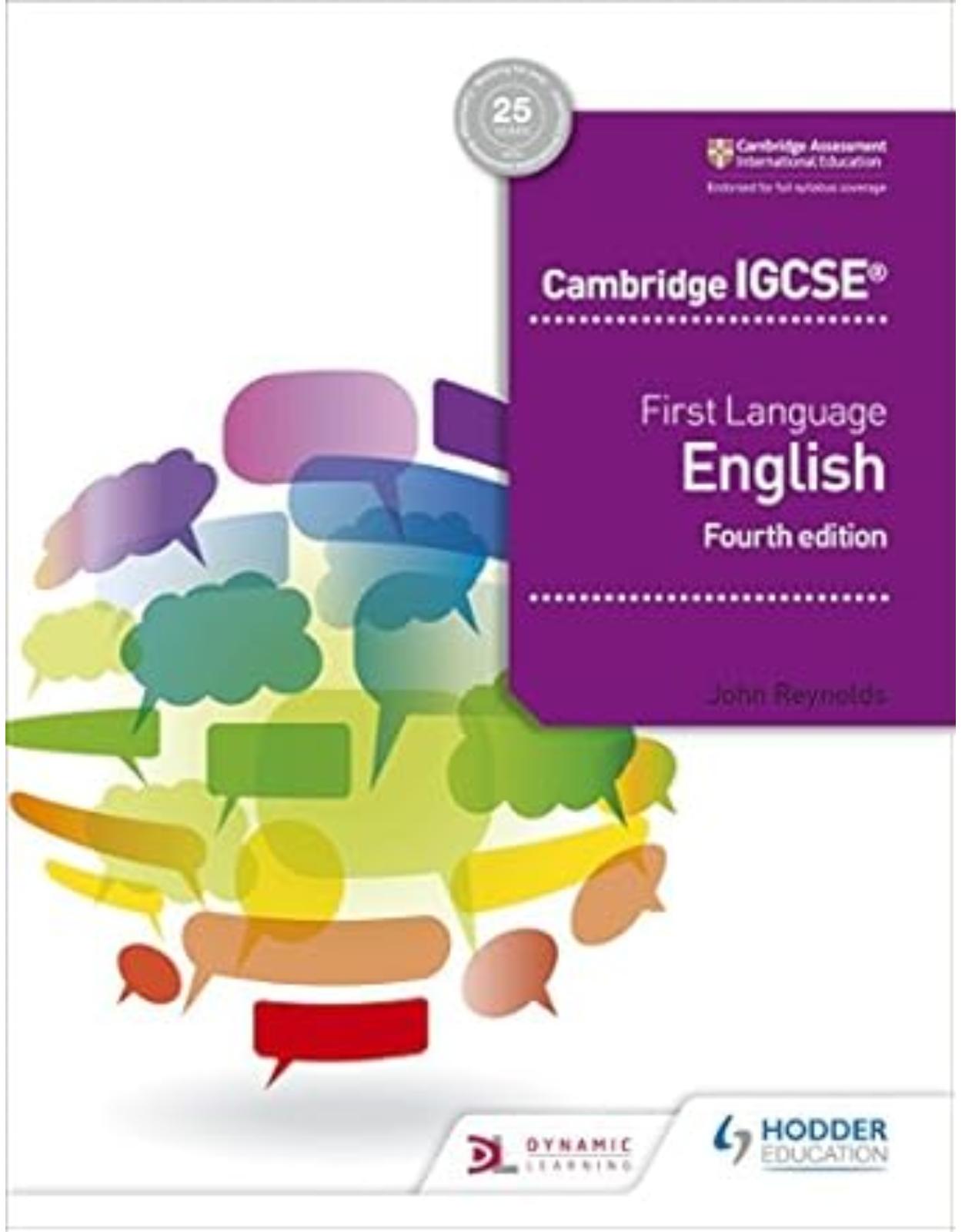 Cambridge IGCSE First Language English 4th edition: Hodder Education Group