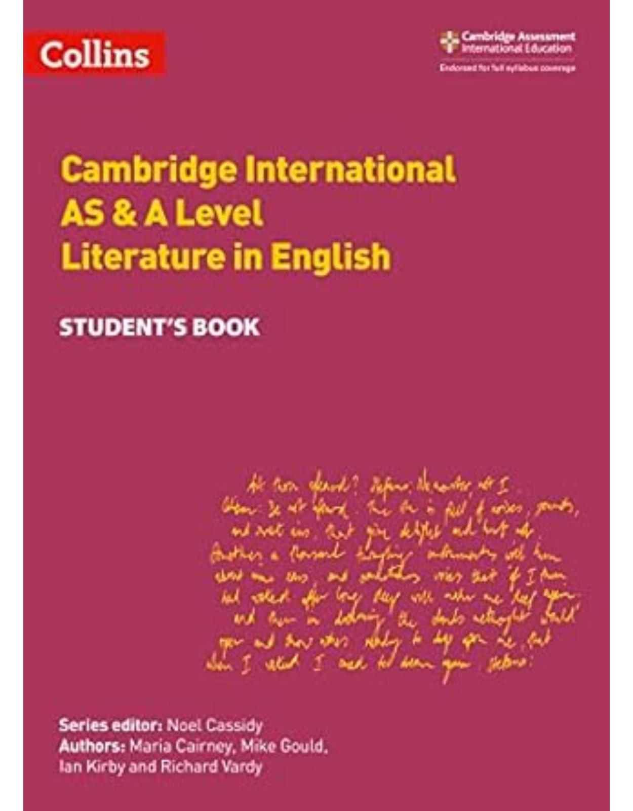 Cambridge International Examinations – Cambridge International AS and A Level Literature in English Student Book