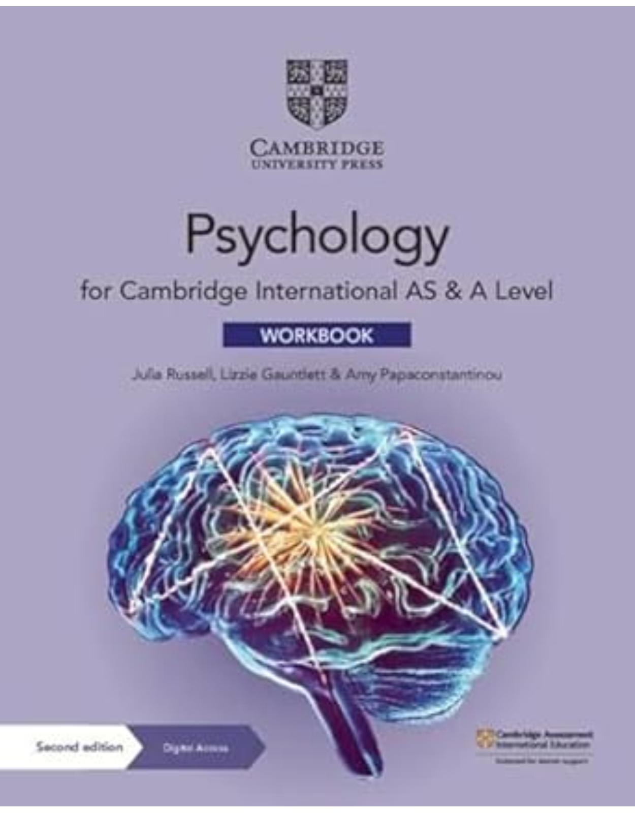 Cambridge International AS & A Level Psychology Workbook with Digital Access (2 Years)