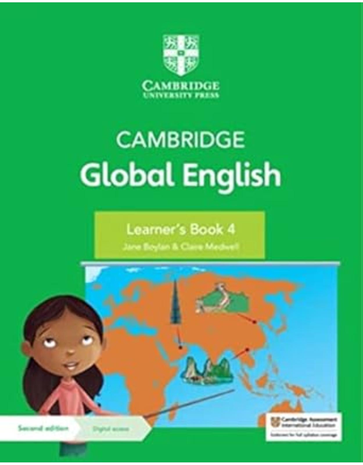 Cambridge Global English Learner's Book 4 with Digital Access (1 Year): for Cambridge Primary English as a Second Language (Cambridge Primary Global English)