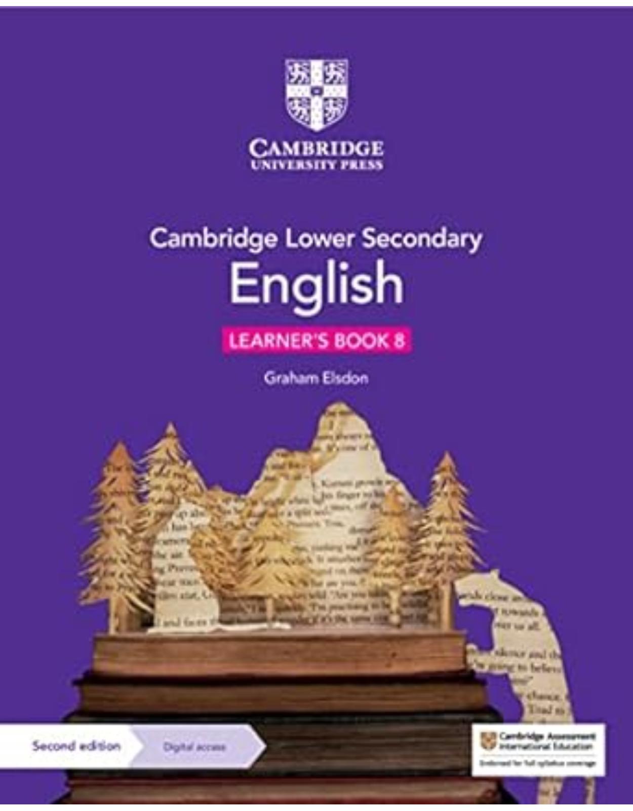 Cambridge Lower Secondary English Learner's Book 8 with Digital Access (1 Year)