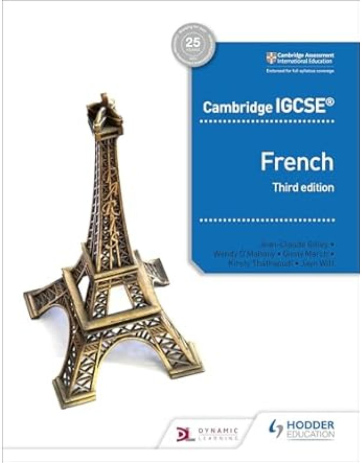 Cambridge IGCSE French Student Book Third Edition: Hodder Education Group