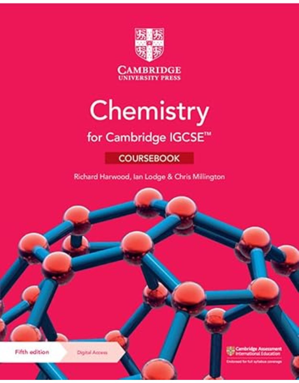 Cambridge IGCSE™ Chemistry Coursebook with Digital Access (2 Years) (Cambridge International IGCSE) 5th Edition