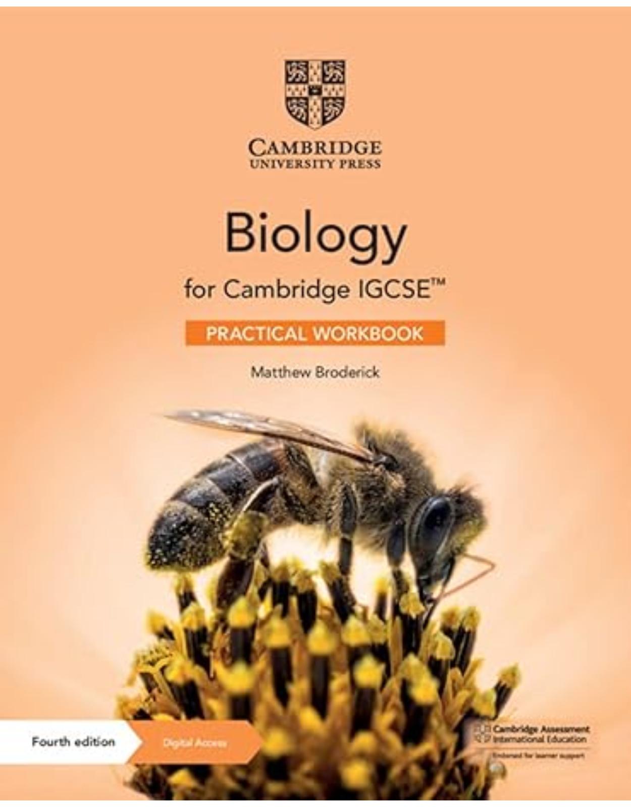 Cambridge IGCSE Biology Practical Workbook with Digital Access (2 Years) (Cambridge International IGCSE) 4th Edition