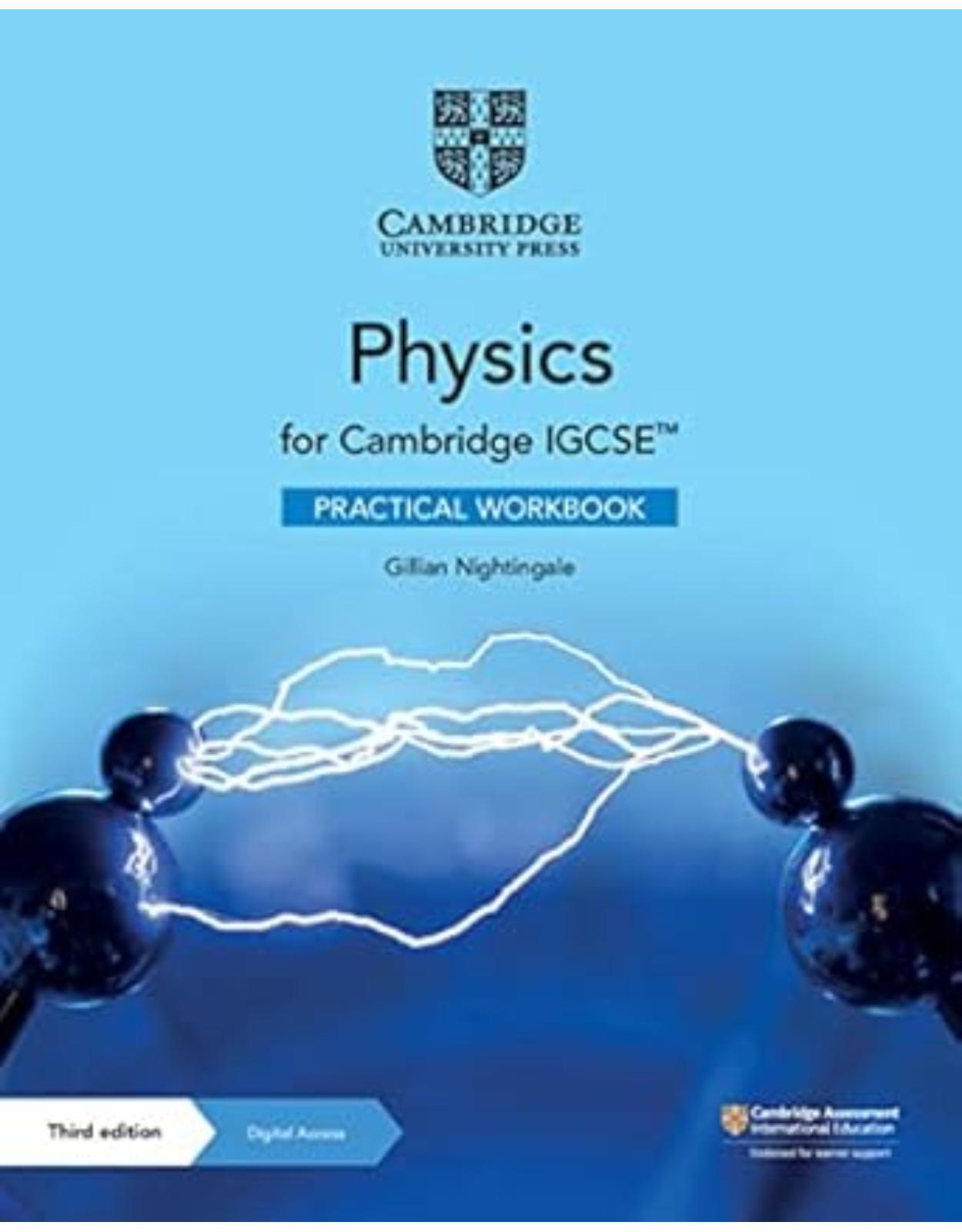 Cambridge IGCSE Physics Practical Workbook with Digital Access (2 Years) (Cambridge International IGCSE) 3rd Edition