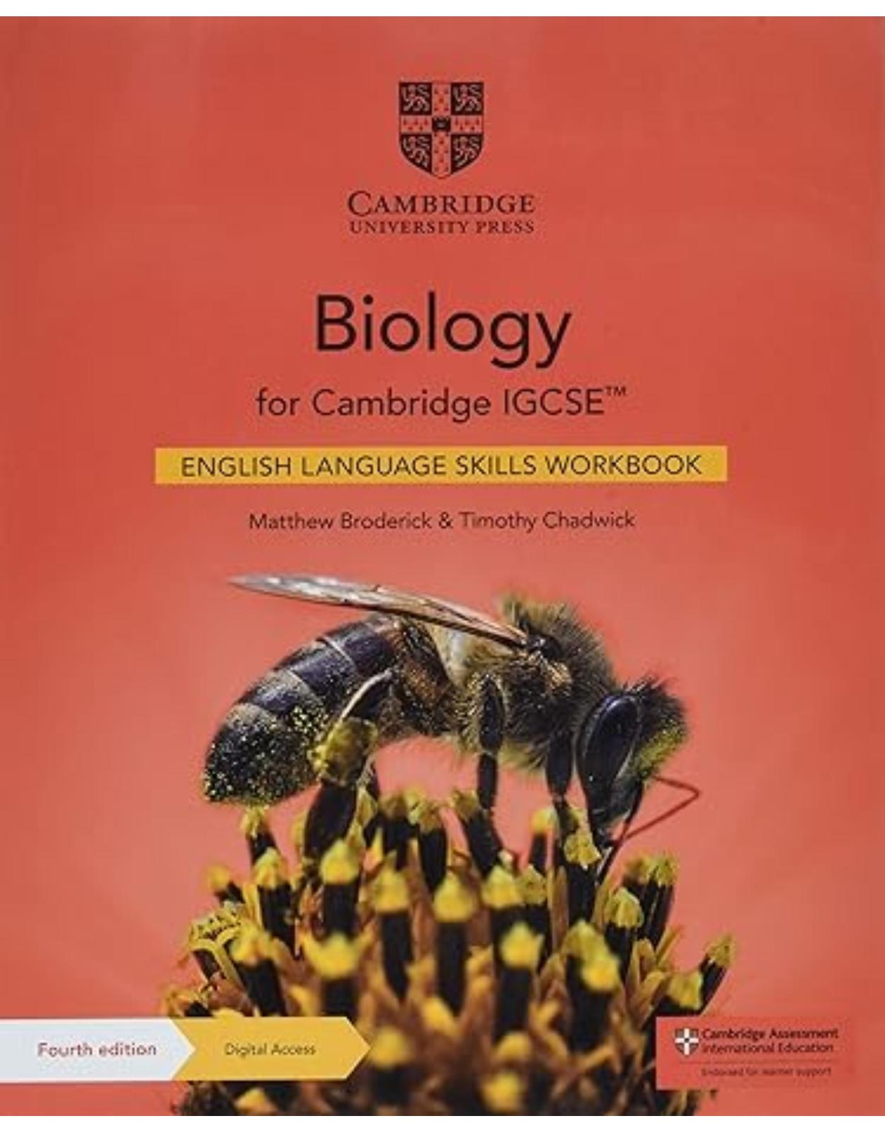 Biology for Cambridge IGCSE™ English Language Skills Workbook with Digital Access (2 Years) (Cambridge International IGCSE)