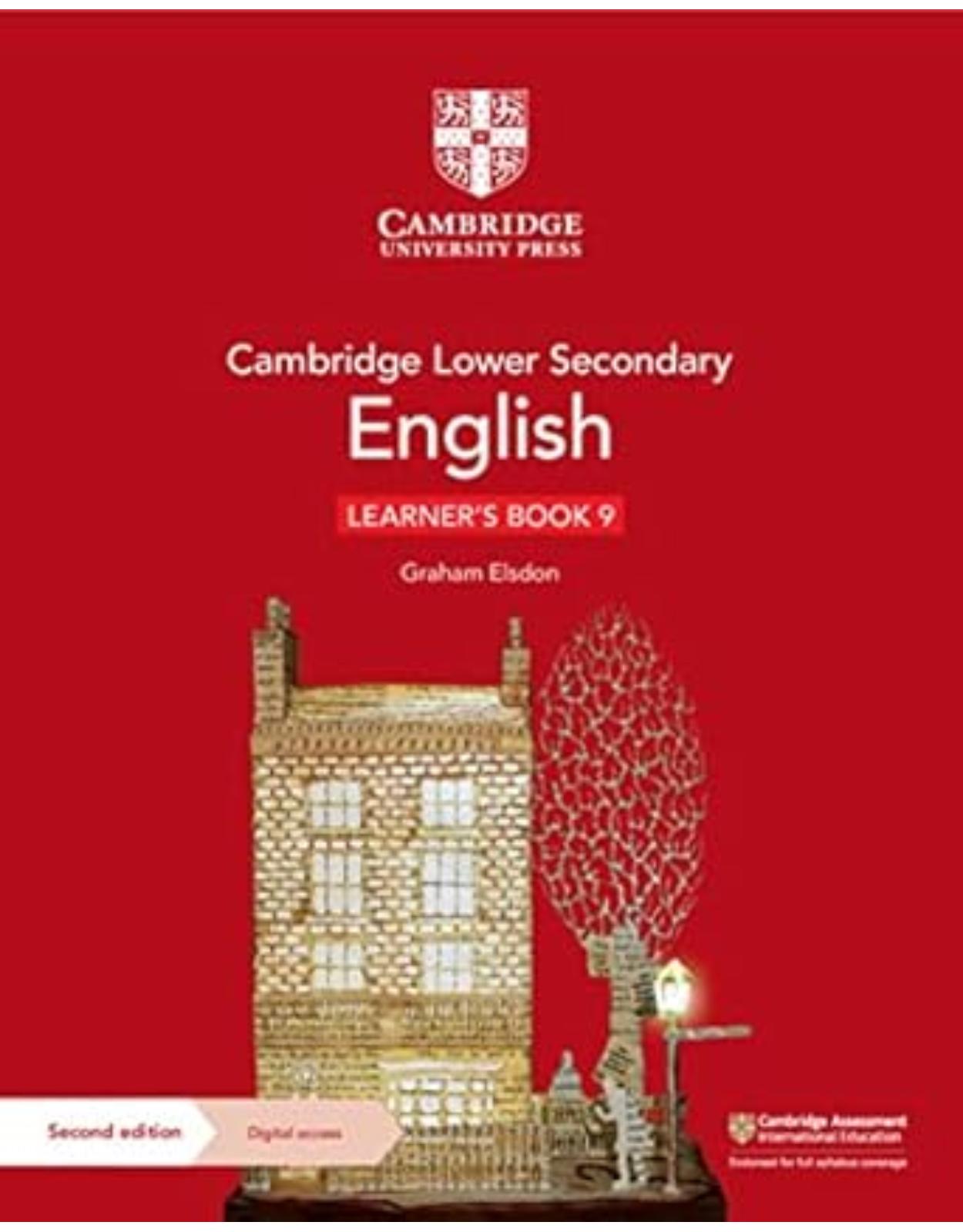 Cambridge Lower Secondary English Learner's Book 9 with Digital Access (1 Year)