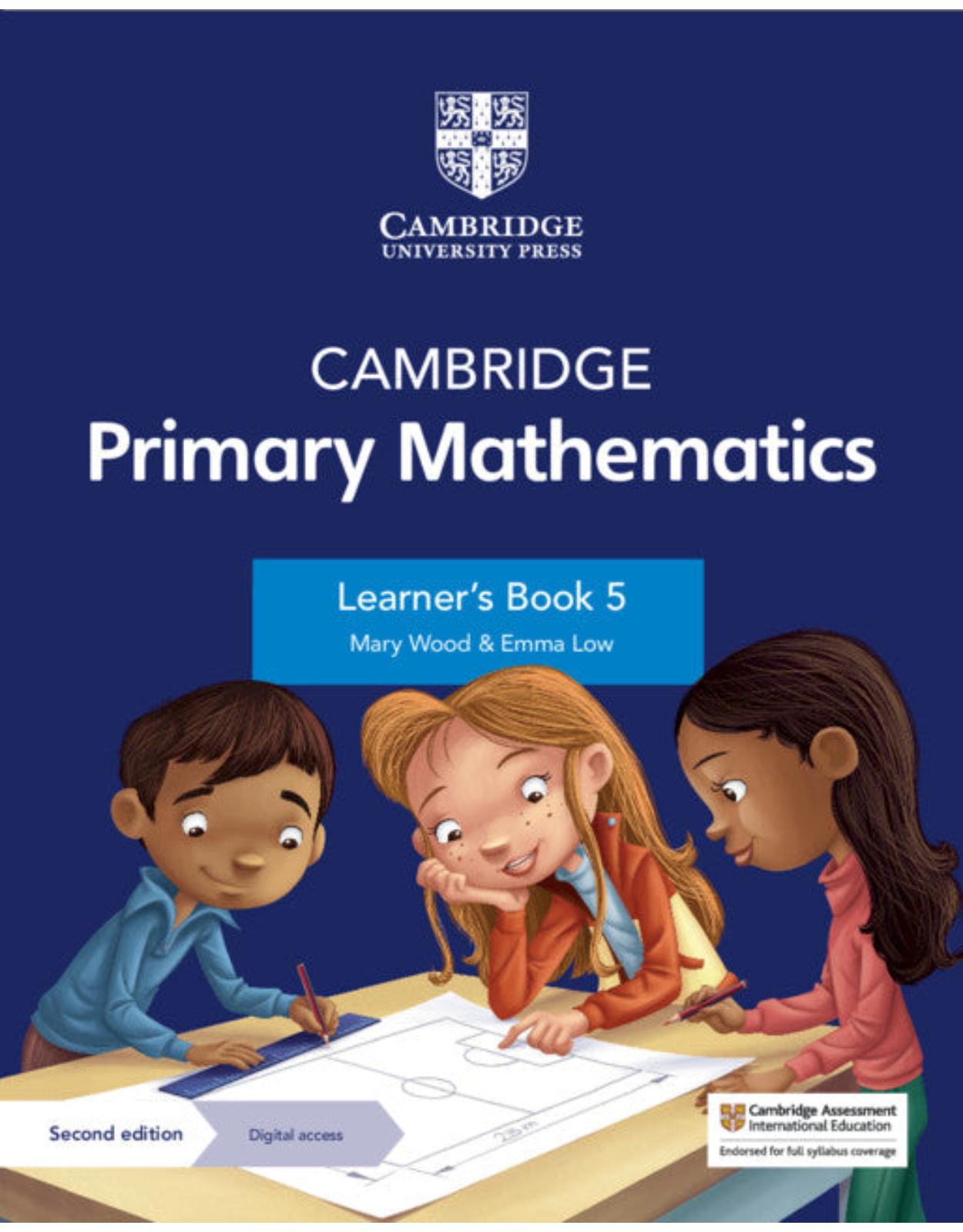 Cambridge Primary Mathematics Learner's Book 5 with Digital Access (1 Year) (Cambridge Primary Maths) 2nd Edition