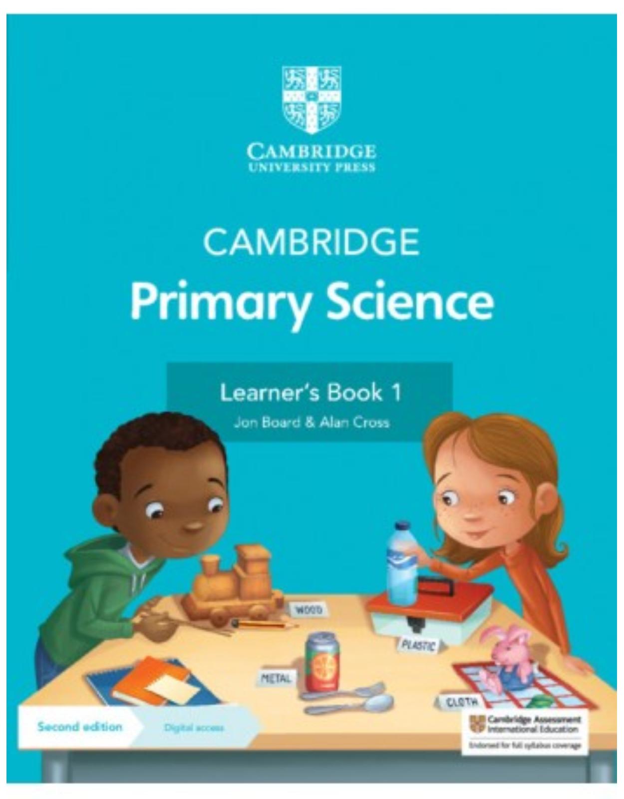 Cambridge Primary Science Learner's Book 1 with Digital Access (1 Year) 2nd Edition