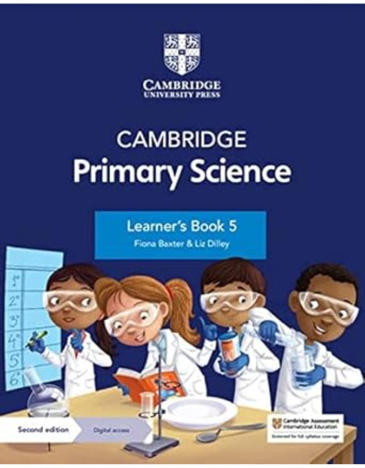 Cambridge Primary Science Learner's Book 5 with Digital Access (1 Year) 2nd Edition