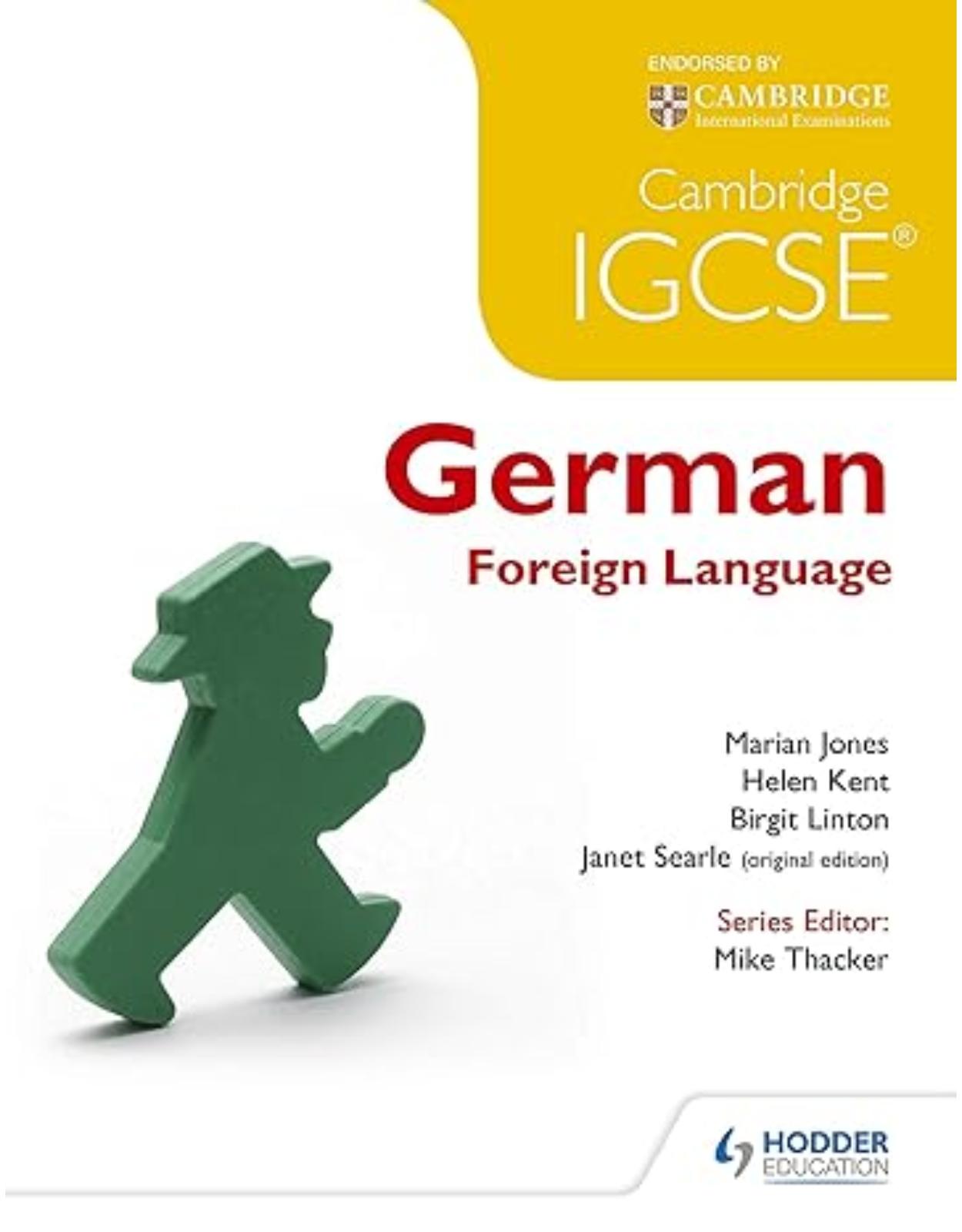 Cambridge IGCSE German Foreign Language