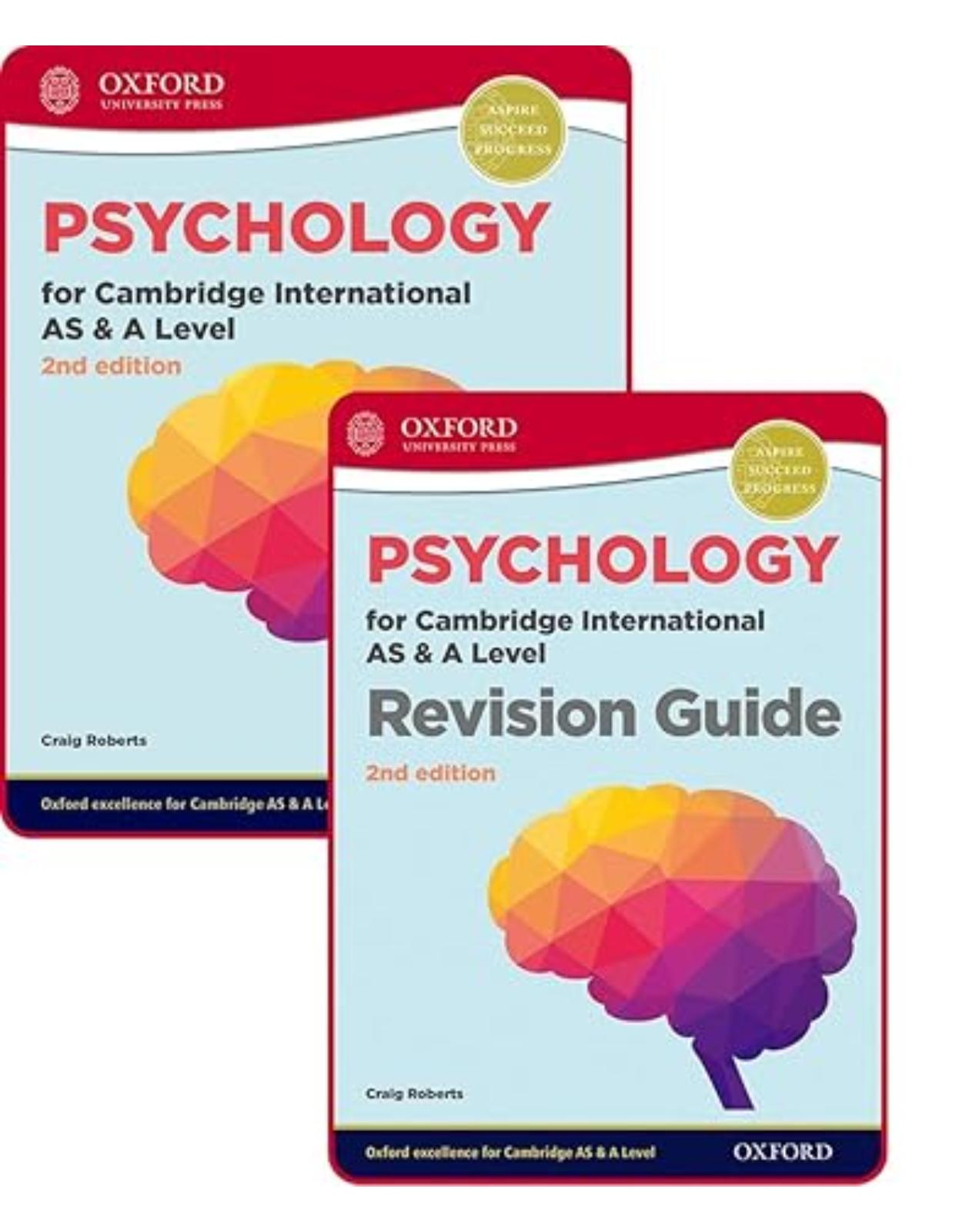 Psychology for Cambridge International AS and A Level: Student Book & Revision Guide Pack