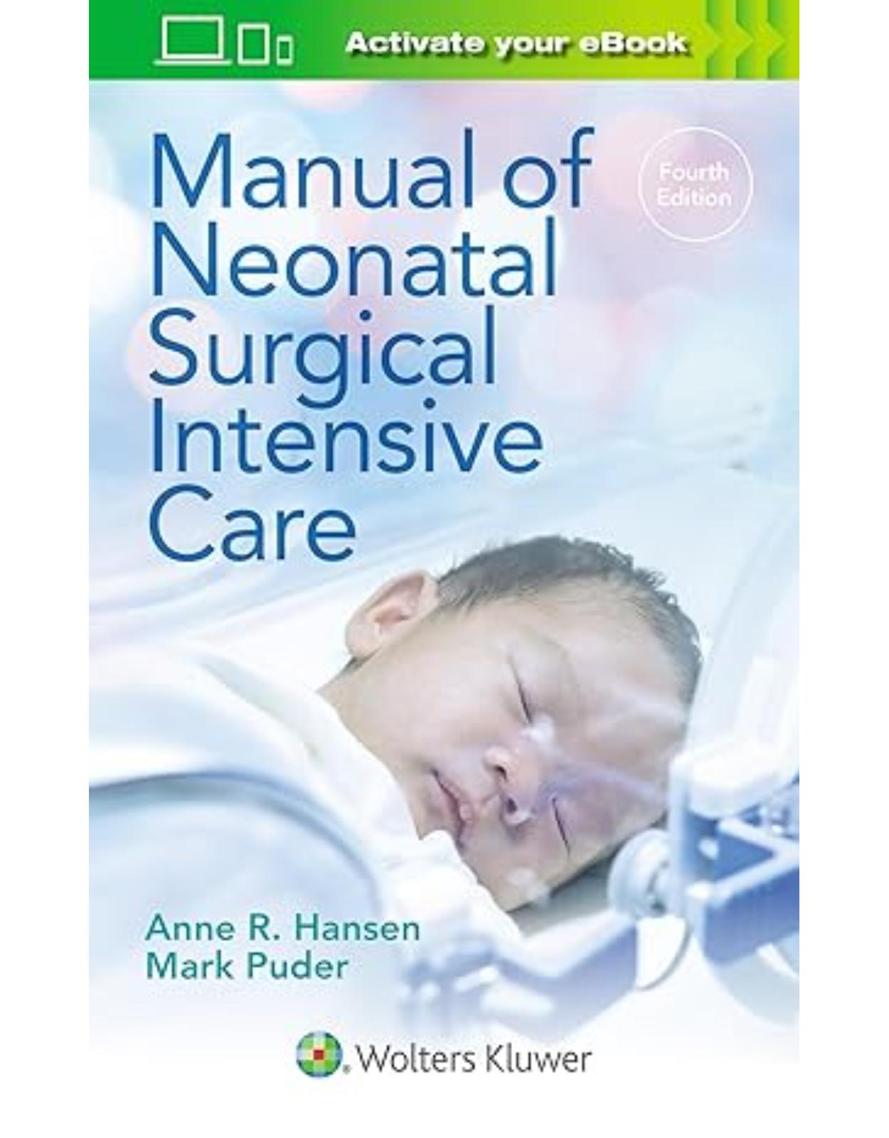 Manual of Neonatal Surgical Intensive Care