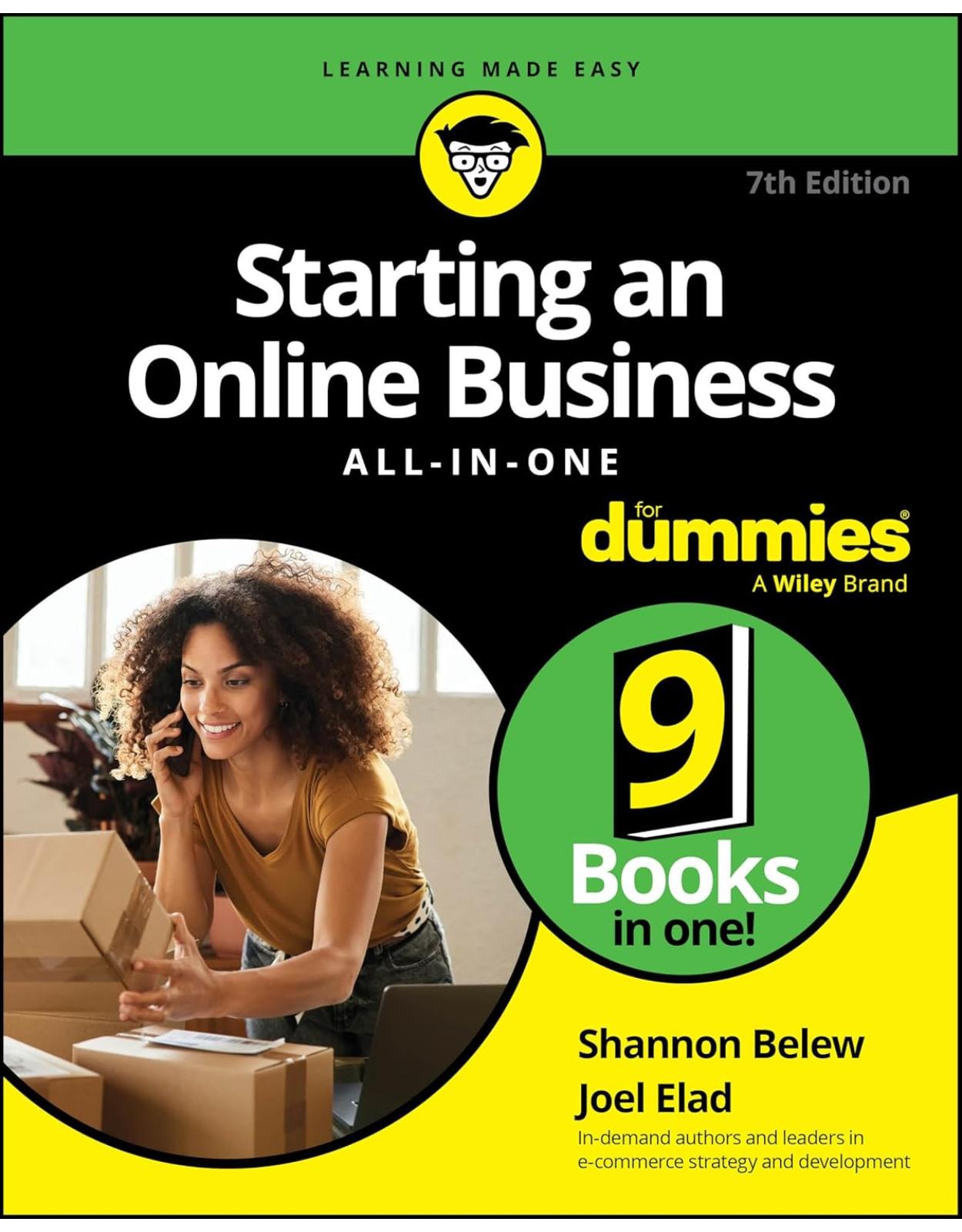 Starting an Online Business All–in–One For Dummies , 7th Edition