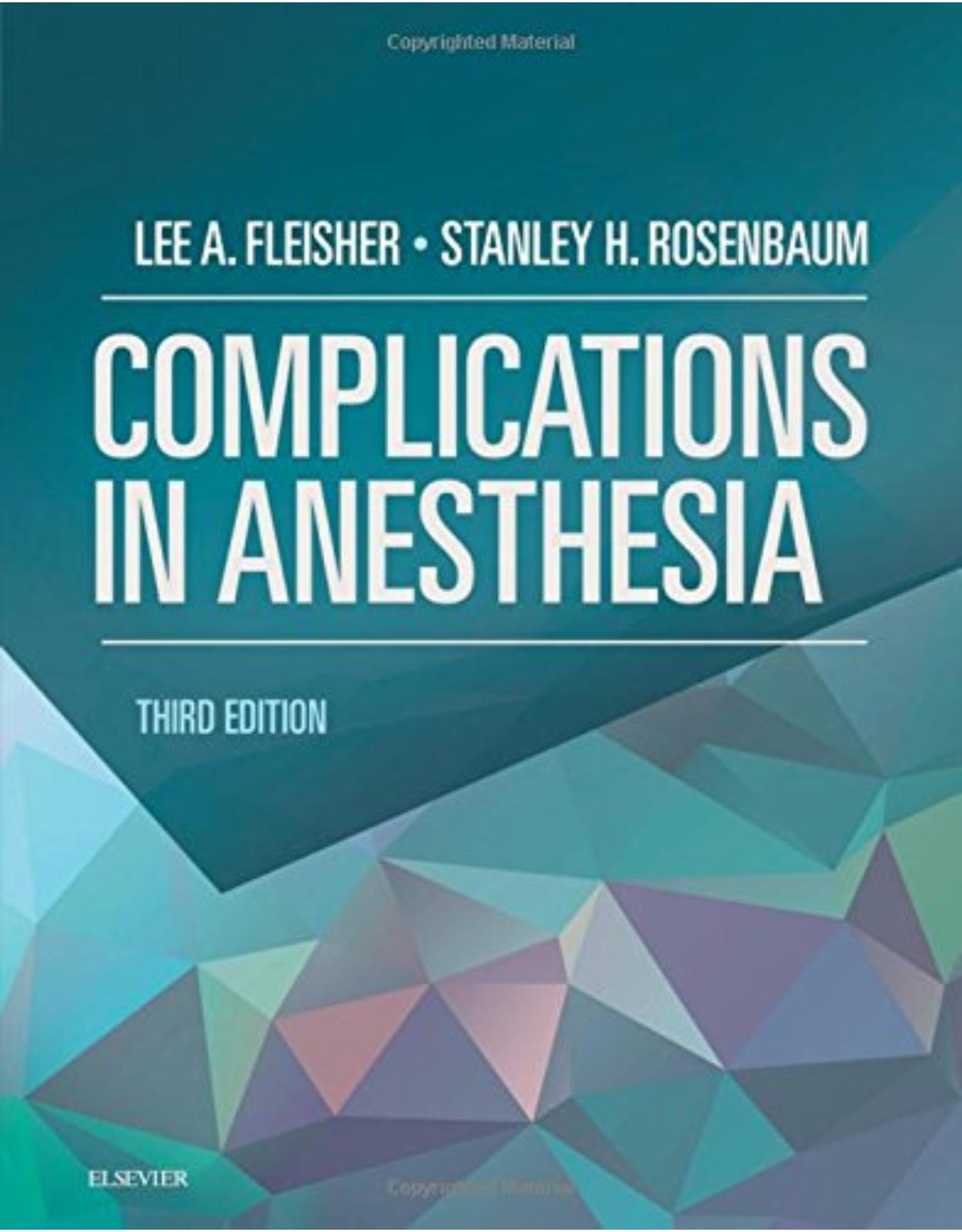 Complications in Anesthesia, 3rd Edition
