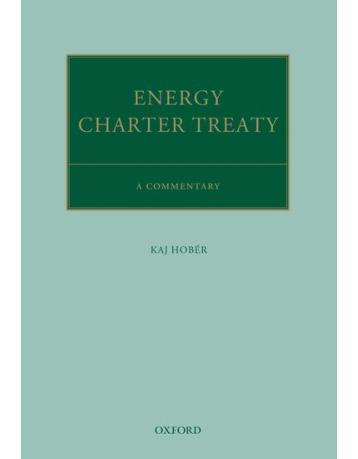 The Energy Charter Treaty