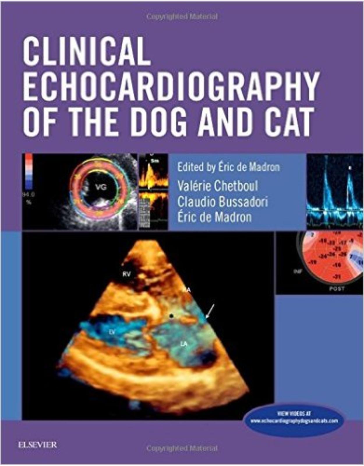 Clinical Echocardiography of the Dog and Cat, 1e 1st Edition