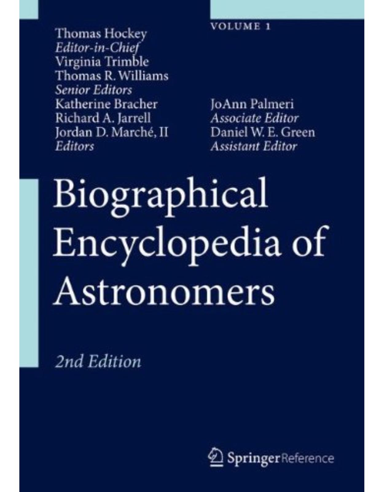 Biographical Encyclopedia of Astronomers