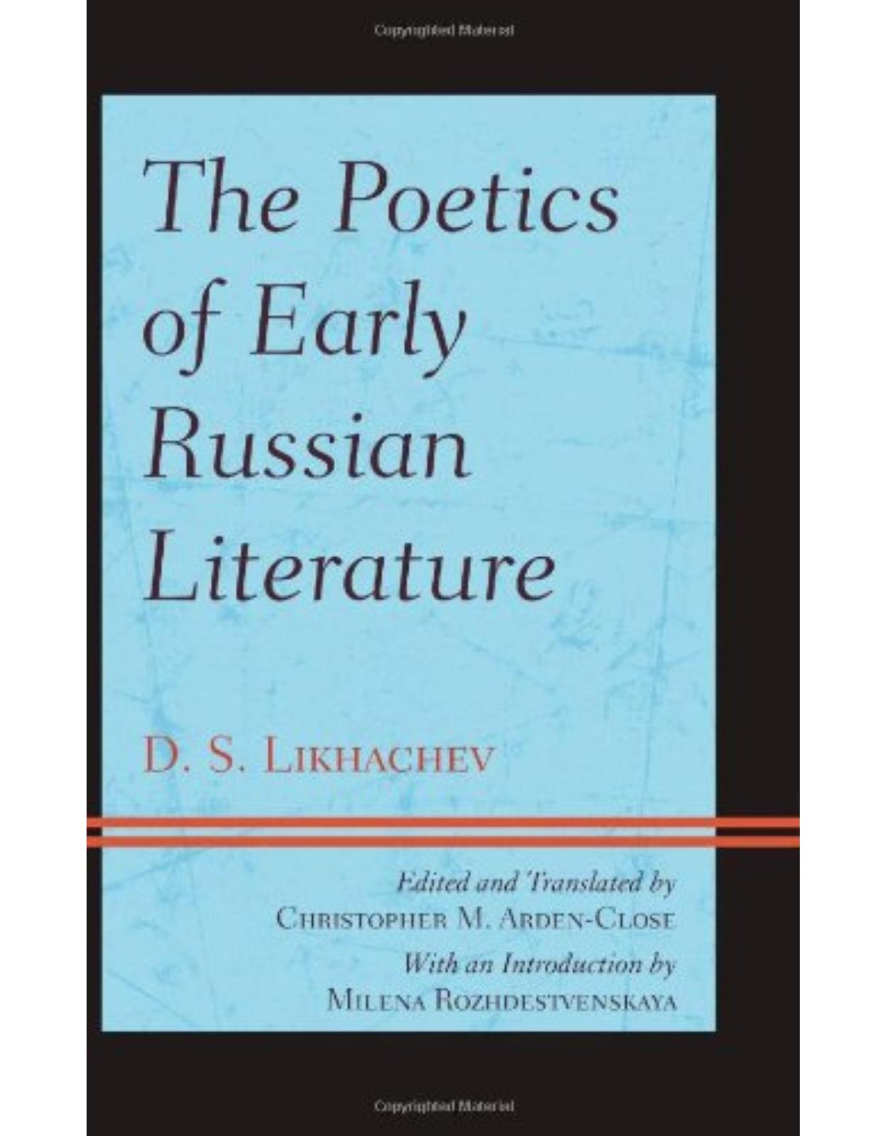 The Poetics of Early Russian Literature