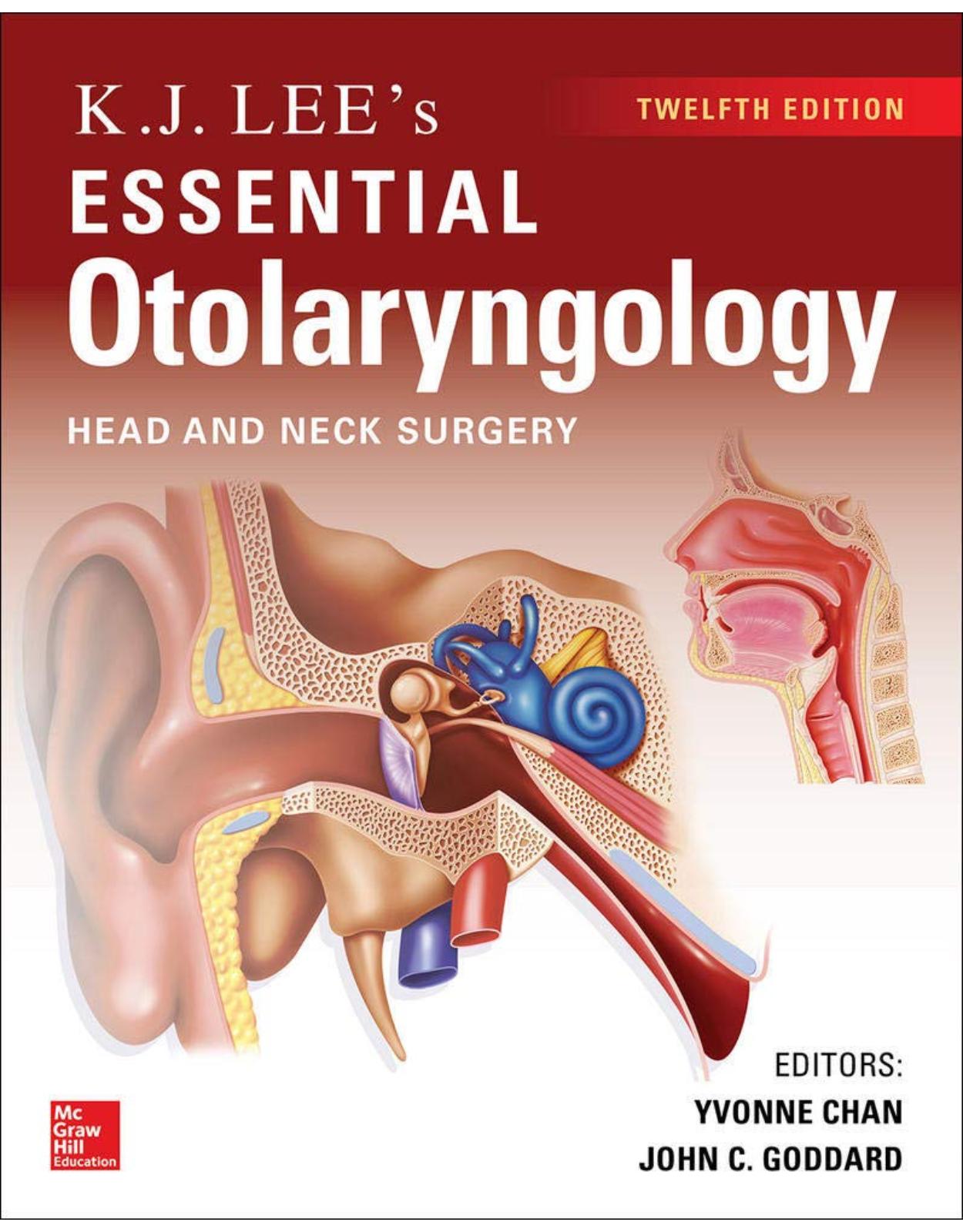 KJ Lee’s Essential Otolaryngology, 12th edition 