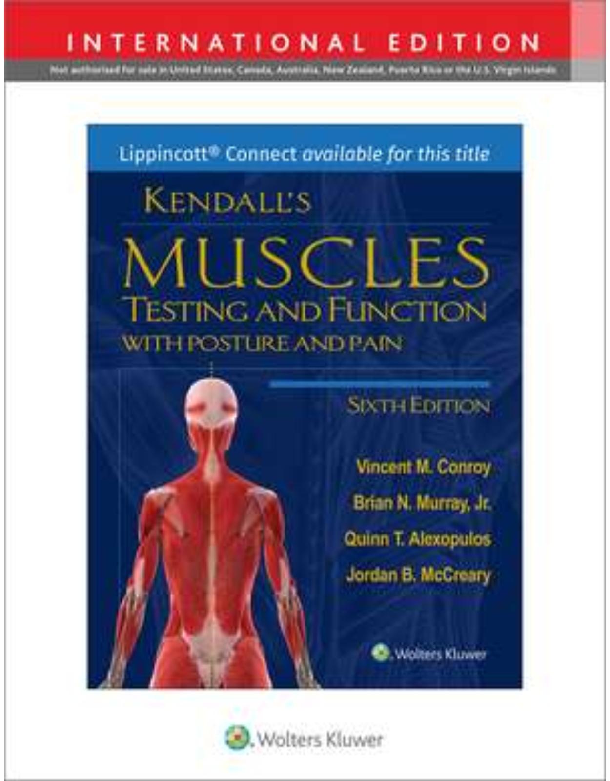 Kendall’s Muscles: Testing and Function with Posture and Pain