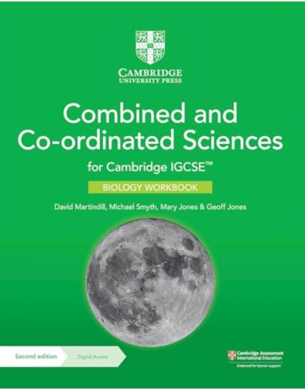 Cambridge IGCSE Combined and Co-ordinated Sciences Biology Workbook with Digital Access (2 Years) (Cambridge International IGCSE)