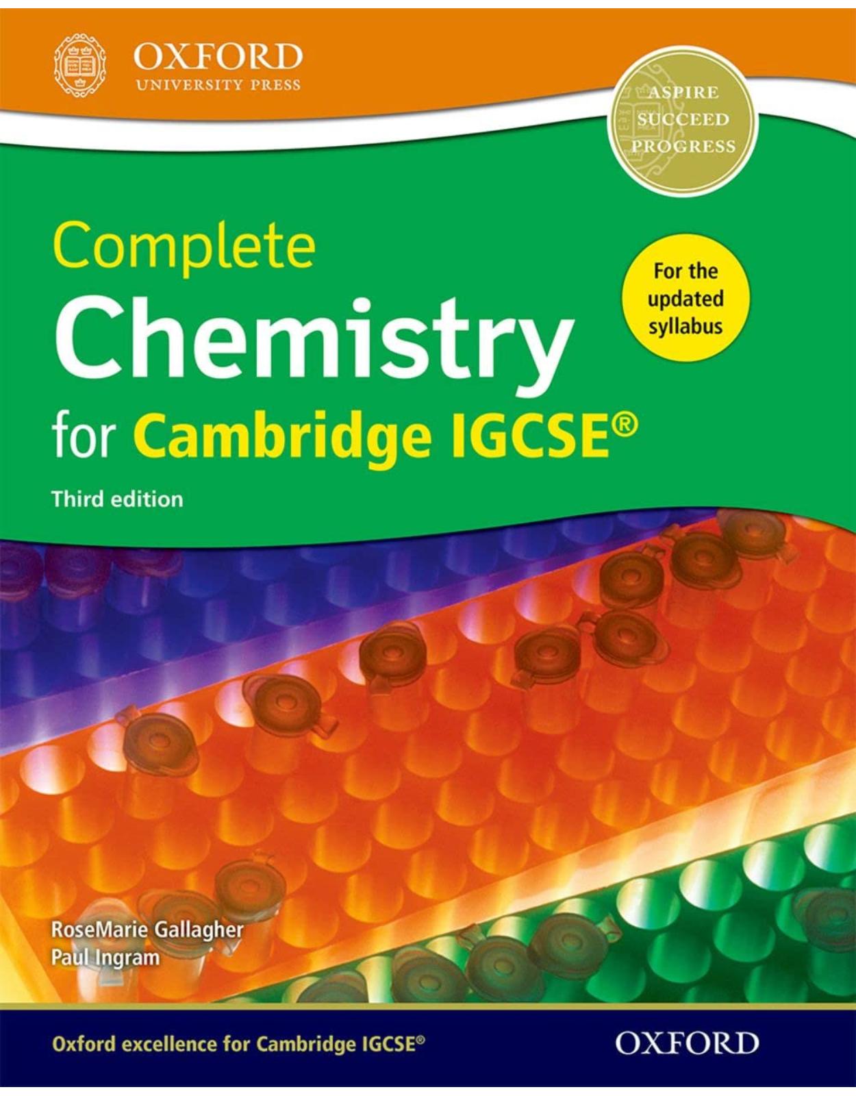 Complete Chemistry for Cambridge IGCSE®: Third Edition (Complete Science for Cambridge IGCSE - updated editions)