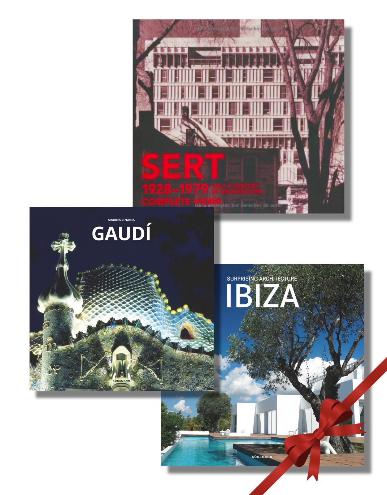 Pachet Artă - Arhitectură spaniolă (Două albume de arhitectură + carte Sert) 