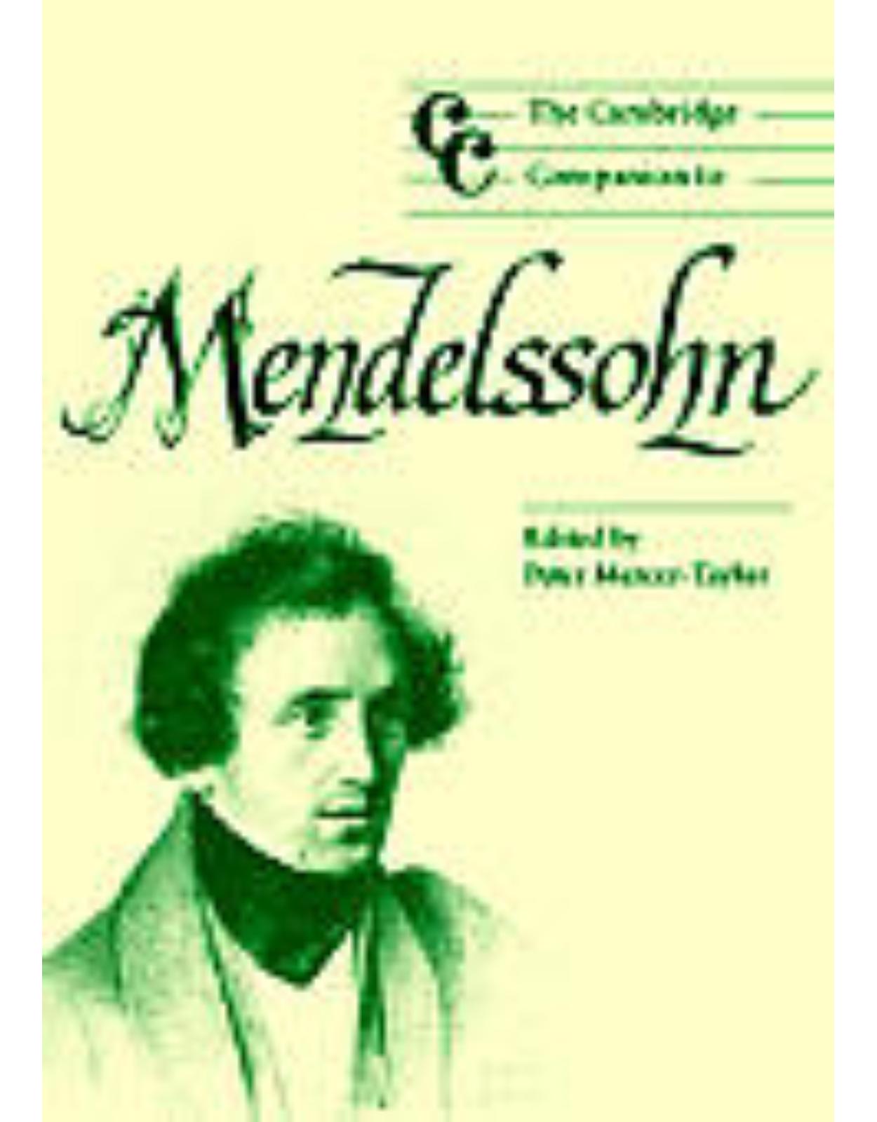 The Cambridge Companion to Mendelssohn