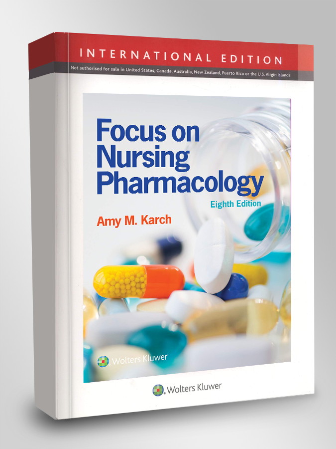 Coperta cărții "Focus Nursing Pharmacology 8e" de autor necunoscut