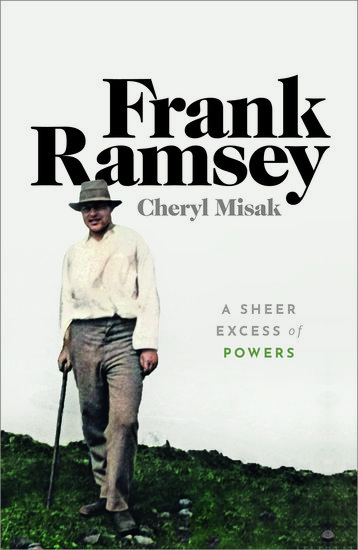 Coperta cărții "Frank Ramsey" de autor necunoscut