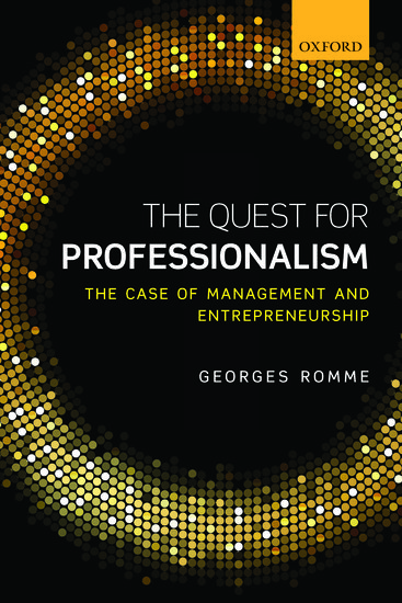 Coperta cărții "The Quest for Professionalism" de autor necunoscut