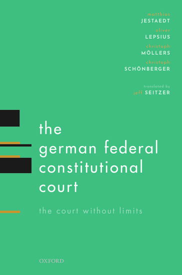 Coperta cărții "The German Federal Constitutional Court" de autor necunoscut