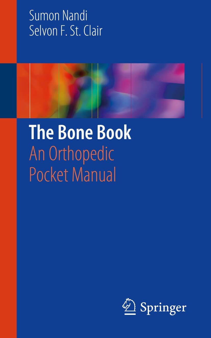 Coperta cărții "The Bone Book: An Orthopedic Pocket Manual" de autor necunoscut
