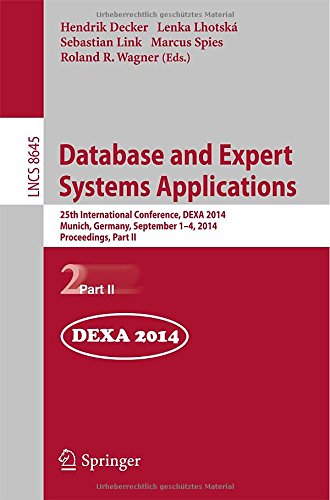 Coperta cărții "Database and Expert Systems Applications" de autor necunoscut