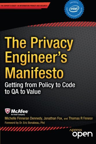 Coperta cărții "The Privacy Engineer&#039;s Manifesto" de autor necunoscut