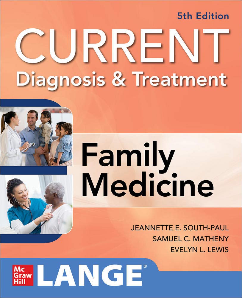 Coperta cărții "CURRENT Diagnosis &amp; Treatment in Family Medicine, 5th Edition" de autor necunoscut