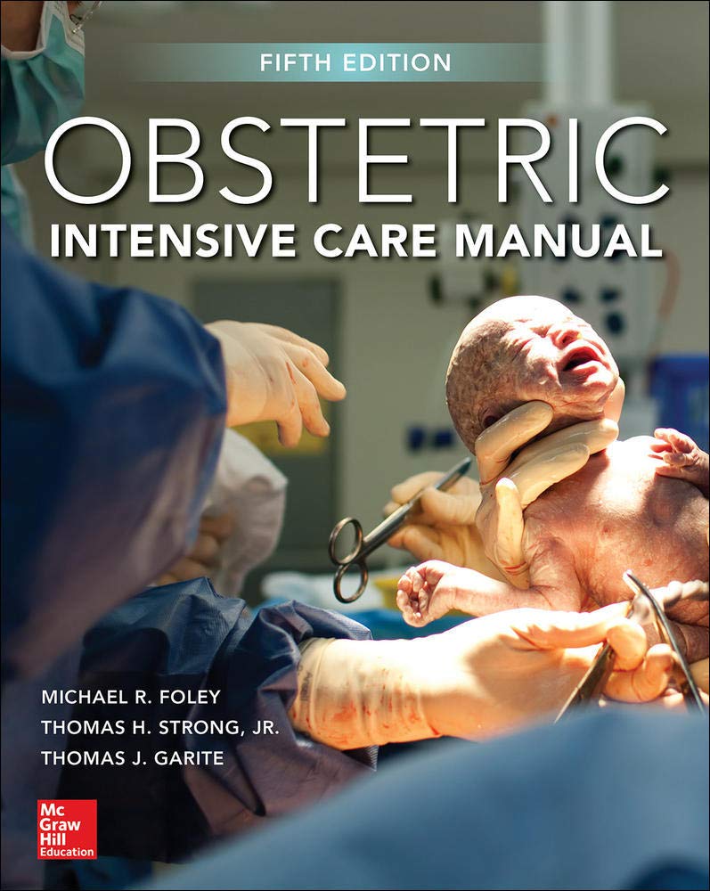 Coperta cărții "Obstetric Intensive Care Manual, Fifth Edition" de autor necunoscut