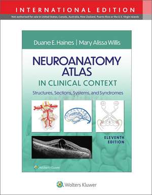 Coperta cărții "Neuroanatomy Atlas in Clinical Context: Structures, Sections, Systems, and Syndromes" de autor necunoscut
